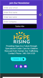 Mobile Screenshot of hoperisingministries.org